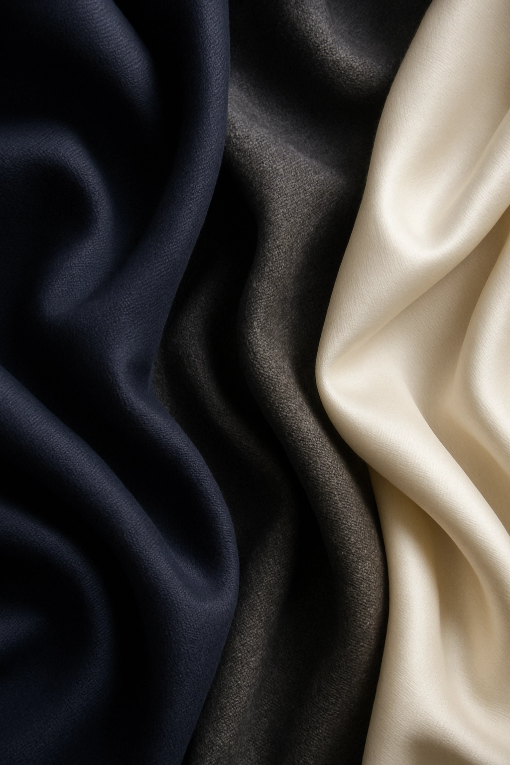 Close-up of fine wool and cashmere